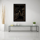 Discipline Tarot Card Canvas