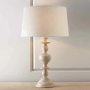 GobekUsa Tapered Fabric Table Lamp: Sleek Baluster Base, Perfect for Bedroom Nightstands