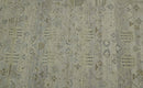 Distressed Silver And Beige Hand Knotted khotan design Custom Made wool area rug by The Rug Decor