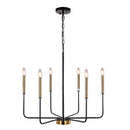 GobekUsa Iron Candle Chandelier for Living Room Bedroom Dining Room