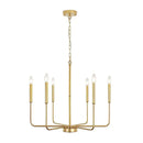 GobekUsa Iron Candle Chandelier for Living Room Bedroom Dining Room