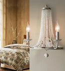 GobekUsa Crystal Tassel Wall Lamp: Elegant LED Lighting for Home, Hotel, and Lobby Decor