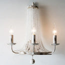 GobekUsa Crystal Tassel Wall Lamp: Elegant LED Lighting for Home, Hotel, and Lobby Decor