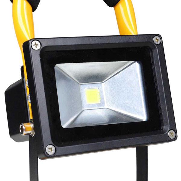 Yescom Rechargeable LED Flood Light Fixture 10W Waterproof