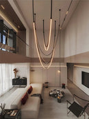 GobekUsa DIY Flexible Leather Belt LED Chandelier