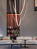 GobekUsa DIY Flexible Leather Belt LED Chandelier