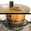 Whiskey & Wine Barrel DIY Bistro Kit — Table Top, Foot Rail & Stools