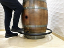 Whiskey & Wine Barrel DIY Bistro Kit — Table Top, Foot Rail & Stools