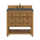 James Martin Malibu 36" Single Bathroom Vanity, Amber Birch