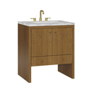 James Martin Hudson 30" Single Bathroom Vanity, Honey Oak