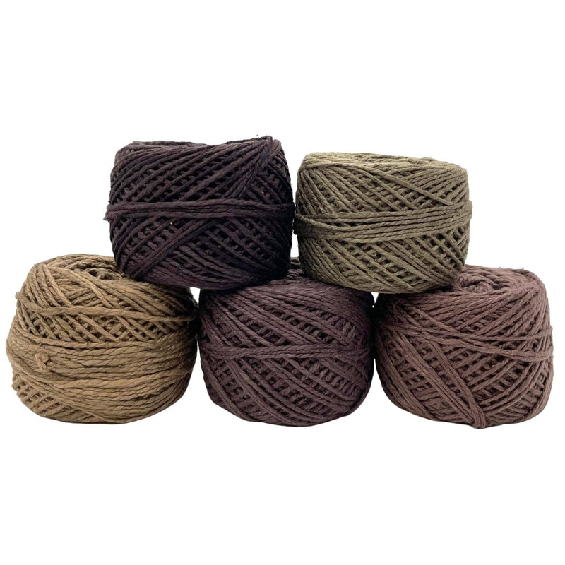 DK Weight Naturally Herbal Dyed Recycled Silk Yarn Packs