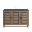 James Martin Portland 48" Single Bathroom Vanity, Whitewashed Walnut