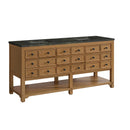 James Martin Malibu 72" Double Bathroom Vanity, Amber Birch