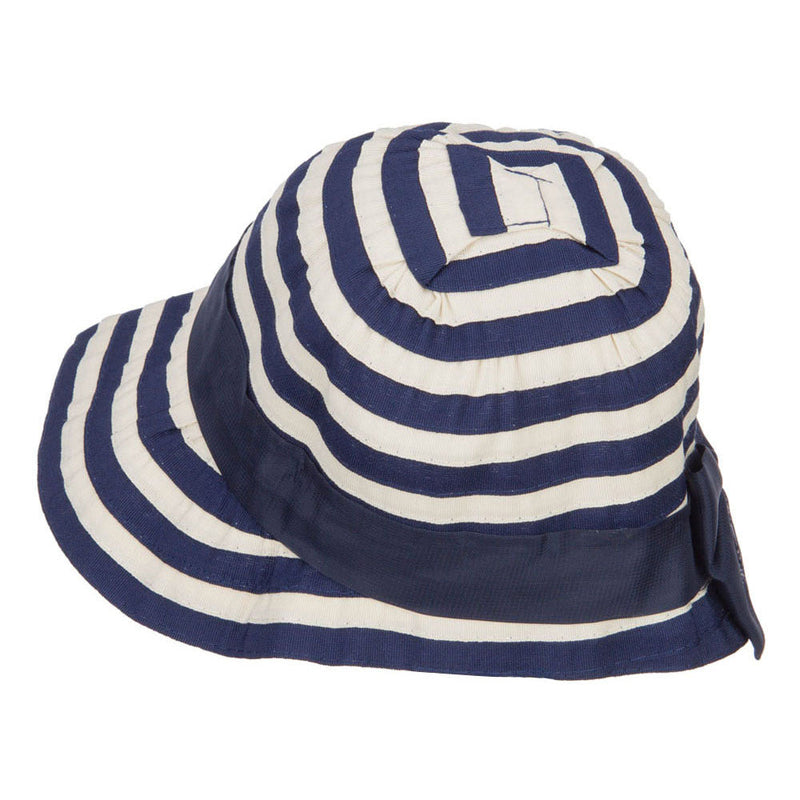 Girl's Spiral Design Bow Bucket Hat