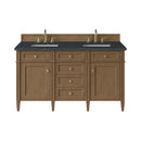 James Martin Brittany 60" Double Bathroom Vanity, Pecan