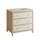 James Martin Celeste 36" Single Bathroom Vanity, Sunwashed Oak with Embossed Shagreen Drawer Fronts