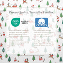 Turkish Cotton Christmas Flannel Sheet - Whittaker Collection by Great Bay Home