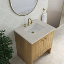 James Martin Hudson 30" Single Bathroom Vanity, Light Natural Oak