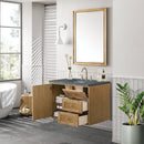 James Martin Laurent 36" Dual Mount Single Bathroom Vanity, Light Natural Oak
