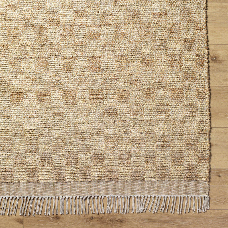 Ionut Checkered Jute Rug