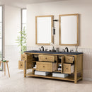 James Martin Breckenridge 72" Double Bathroom Vanity, Light Natural Oak