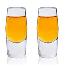 Raye Heavy Base Crystal Shot Glasses Set of 2