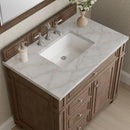 James Martin Bristol 36" Single Bathroom Vanity, Whitewashed Walnut