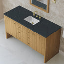James Martin Hudson 60" Single Bathroom Vanity, Light Natural Oak