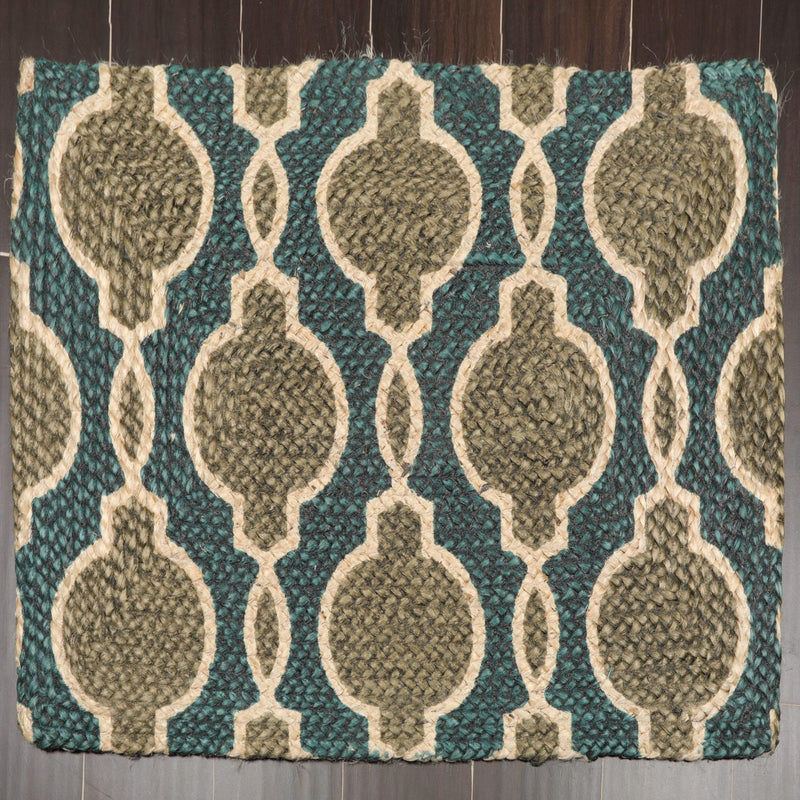 21"x34"Set of Five Hand Braided Jute Natural Fiber Area Rug Foot mat Doormat Mat Multi Color