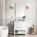 James Martin Breckenridge 30" Single Bathroom Vanity, Bright White