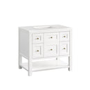 James Martin Breckenridge 36" Single Bathroom Vanity, Bright White