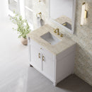 James Martin Bellshire 36" Single Bathroom Vanity, Bright White