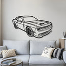 2023 Challenger Hellcat Perspective Metal Car Wall Art - MT1262
