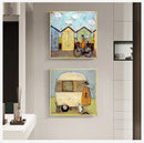 GobekUsa Dog Lover Nordic Canvas Wall Art