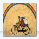 GobekUsa Dog Lover Nordic Canvas Wall Art