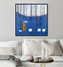 GobekUsa Dog Lover Nordic Canvas Wall Art