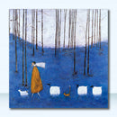 GobekUsa Dog Lover Nordic Canvas Wall Art