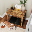 Dog Crate Furniture with Cushion and Double Doors for Small/Medium Dogs by LJGDeals