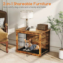 Dog Crate Furniture with Cushion and Double Doors for Small/Medium Dogs by LJGDeals