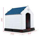 Indoor/Outdoor Waterproof Plastic Dog House Pet Puppy Shelter by LJGDeals