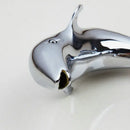 GobekUsa Dolphin Shape 2-Handle Basin Faucet, Polished Chrome Finish