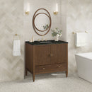 James Martin Myrrin 36" Single Bathroom Vanity, Mid-Century Walnut