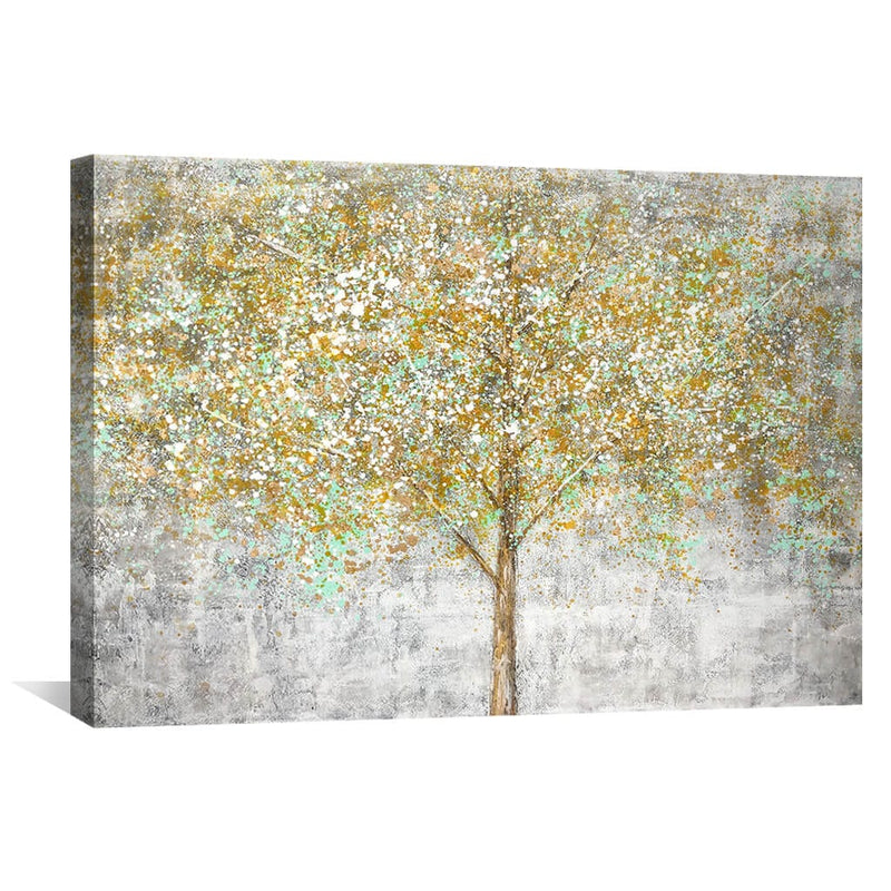 Dotted Tree Oil Painting