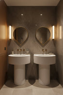 Brass Teardrop Mirror - Handmade Wall Mirror