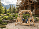 Double Benches Swing for Patio