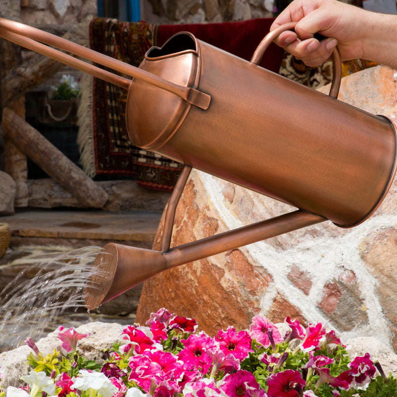 Double Handle Copper Watering Can