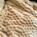 GobekUsa Double-Layer Lamb Plush Throw Blanket for Home and Travel