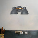 GobekUsa Double Shade Gray/Green Nordic Wall Sconce with Metallic Finish - Perfect Living Room Lighting