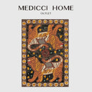 GobekUsa Double Tiger Bohemian Moroccan Rug Retro Decor for Living Room
