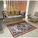 GobekUsa Double Tiger Bohemian Moroccan Rug Retro Decor for Living Room